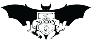 Camp Necon bat logo